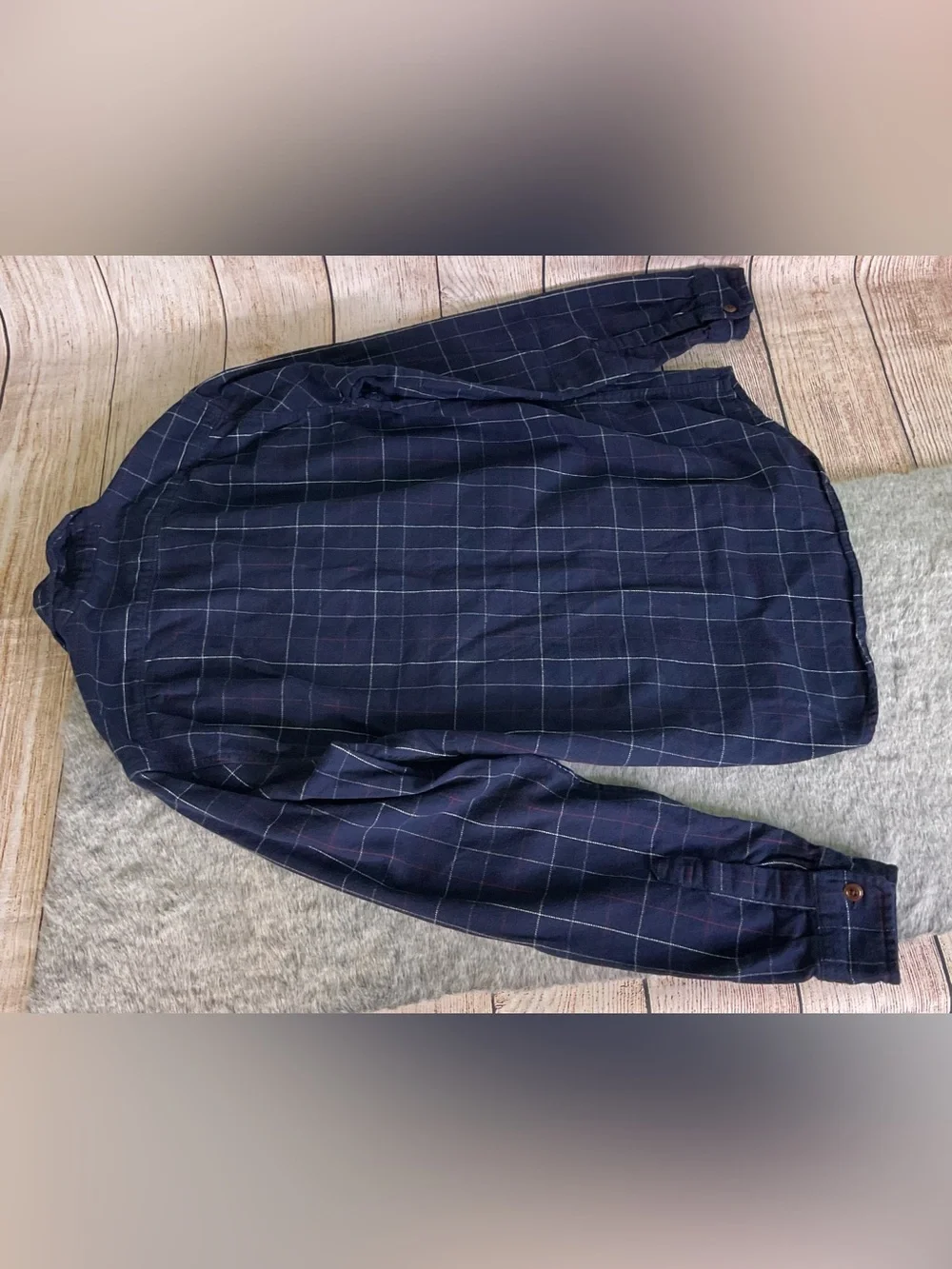 J. Crew Plaid Slim-fit Flannel Button-Up Top Size S